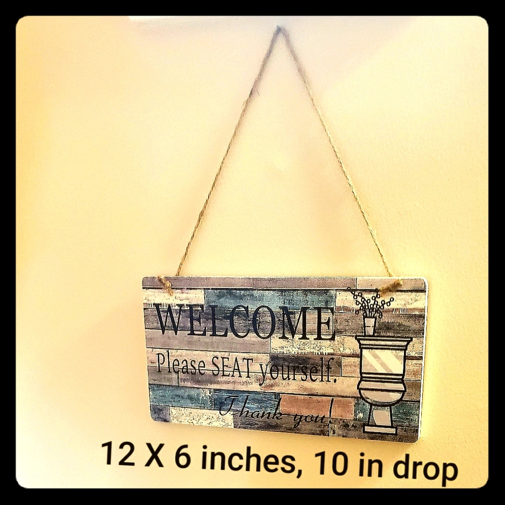 Wooden Wall Art Picture Cute Conversation Piece